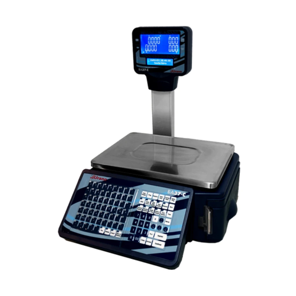 Balança Etiquetadora Computadora 31 kg com Wi-Fi e Display em Torre Urano BA37C Bivolt