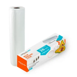 Bobina Gofrada para Seladora a Vácuo Portátil 20 x 500 cm Transparente Selovac LNS-RT1