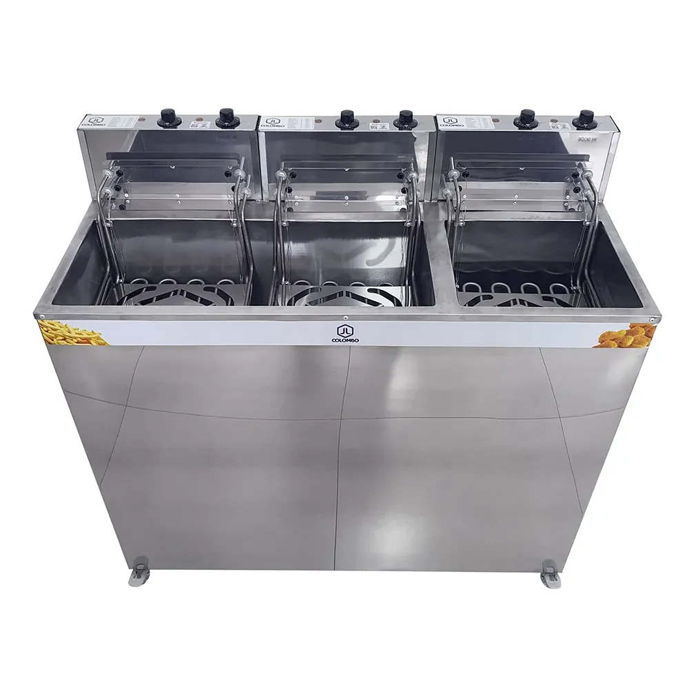 Fritadeira Elétrica Água e Óleo com Gabinete 2 Cubas 36 e 18 Litros JL Colombo 148308 8000 W - imagem 2