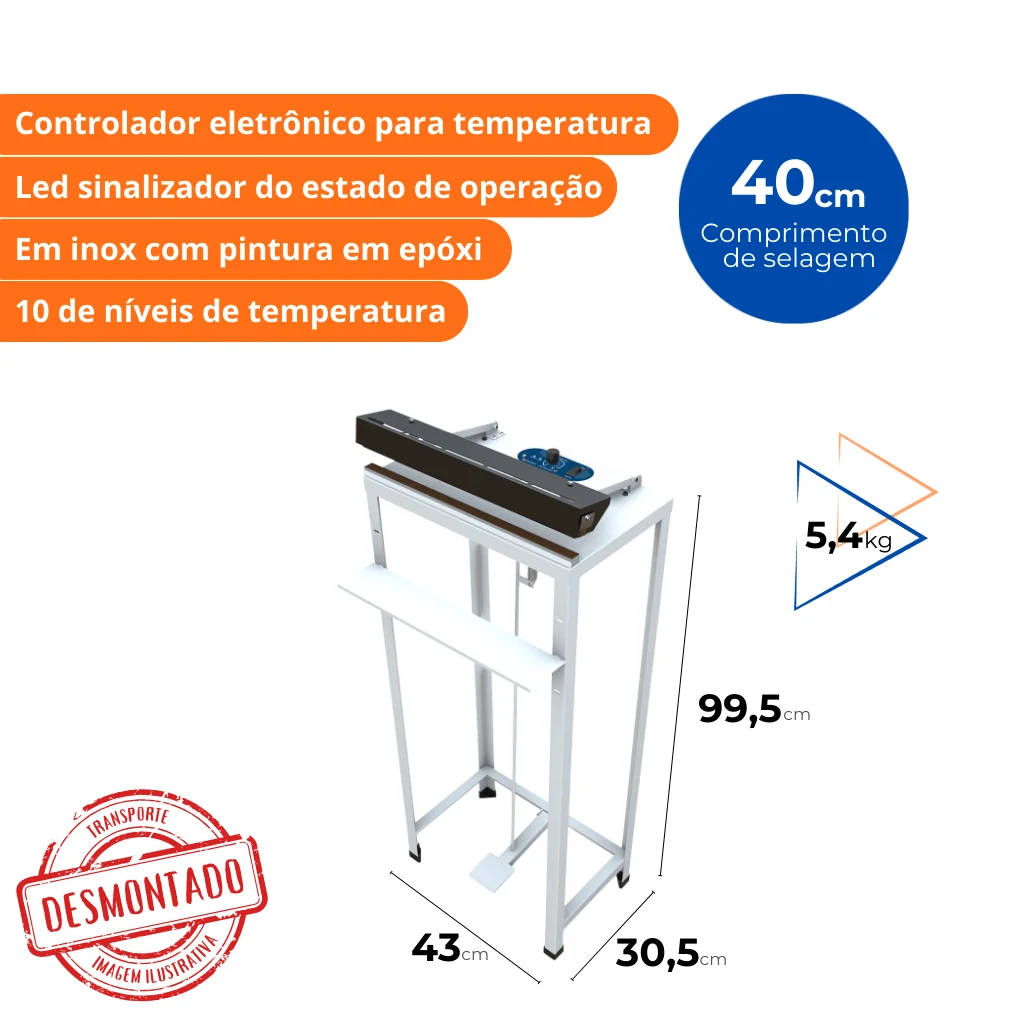 Seladora de Pedal 40 cm Sulpack SP400TEDG3 Bivolt - imagem 2